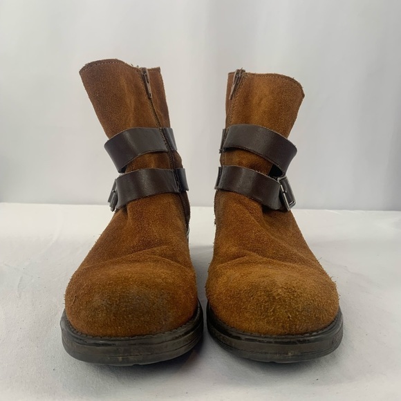 Steve Madden Dormaa Suede Boots in Cognac‎ Size 7 - Picture 4 of 8